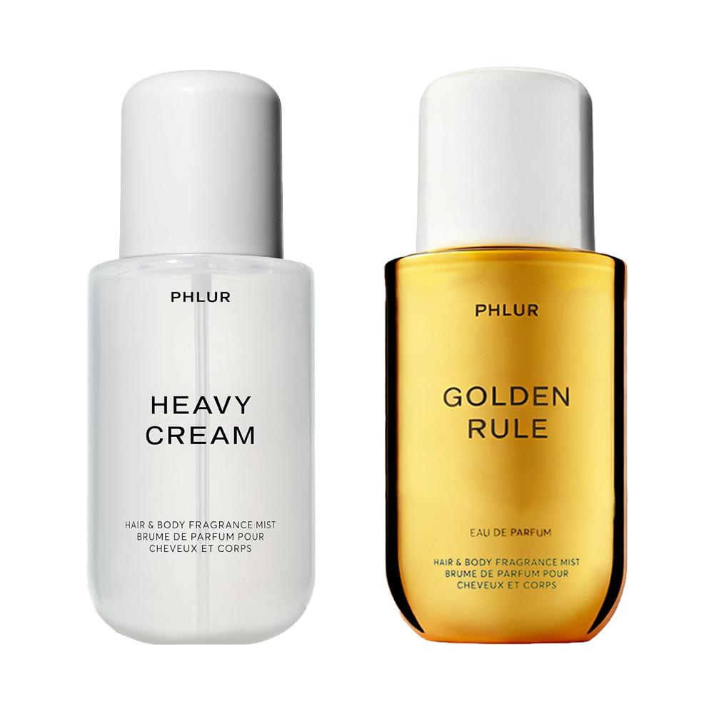 Perfume Fragrance Vanilla - PHLUR 2ピースフレグランスセット ヘビークリームボディミスト + ゴールデンルールオードパルファムセット –