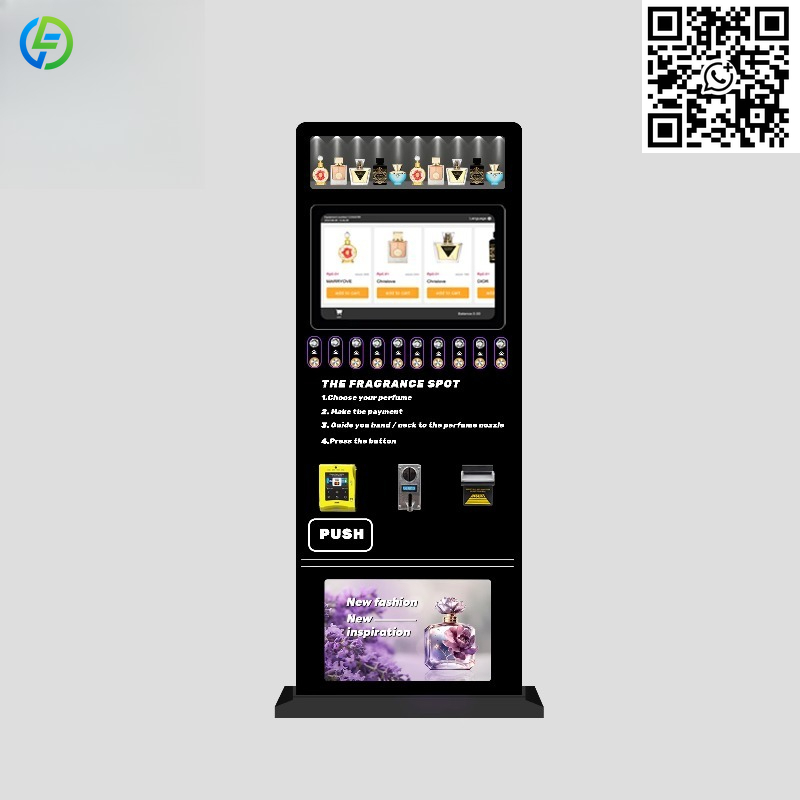 Perfume Fragrance Machine - カスタマイズ可能な人気卸売ショッピングモール商業街自立型フレグランススプレーと香水販売自動販売機