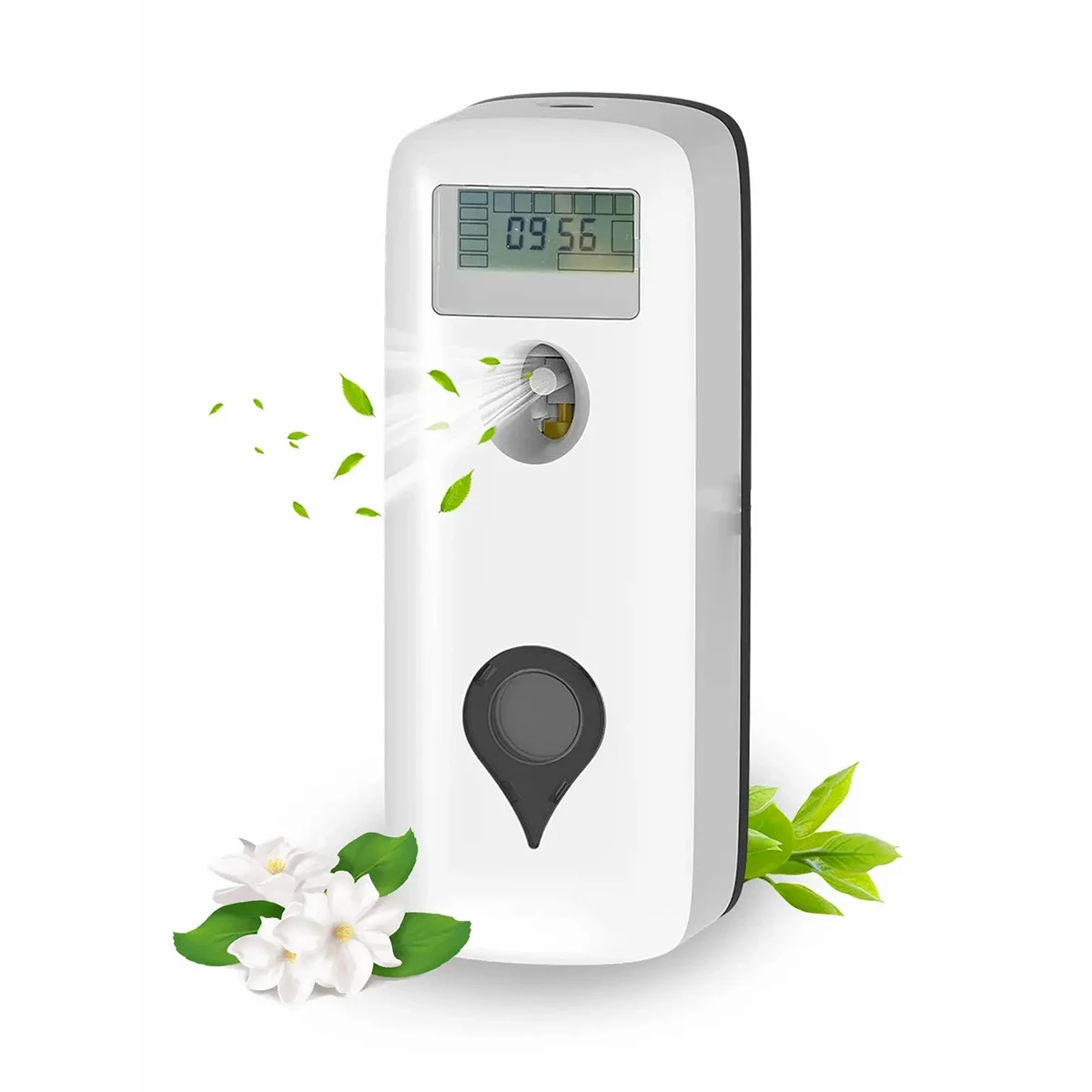 Perfume Fragrance Machine - 壁掛け式液体芳香剤ディスペンサー,消毒剤,フレグランススプレー,トイレ,消臭剤,LCDプログラム可能,300ml