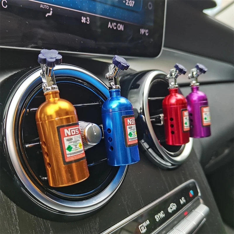 Perfume Fragrance Sale - ホットセール 車用芳香剤 NOS窒素ボトル エアベントアロマセラピー 車用アロマ香水 フレグランスアクセサリー