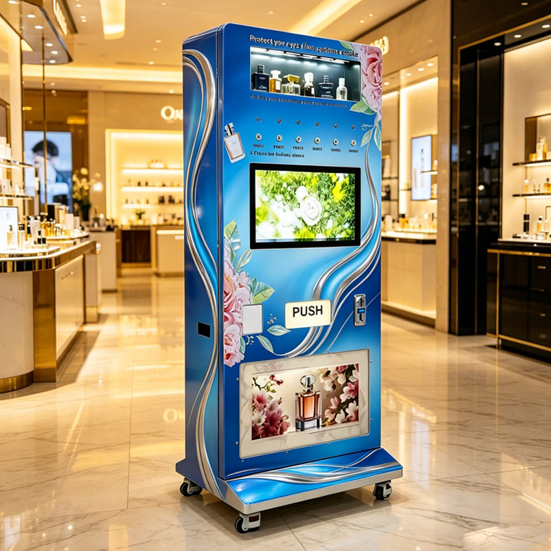 Perfume Fragrance Sale - セルフサービス香水販売キオスク（スプレーサンプル機能付き、フルサイズ香水卸売カスタマイズ対応）