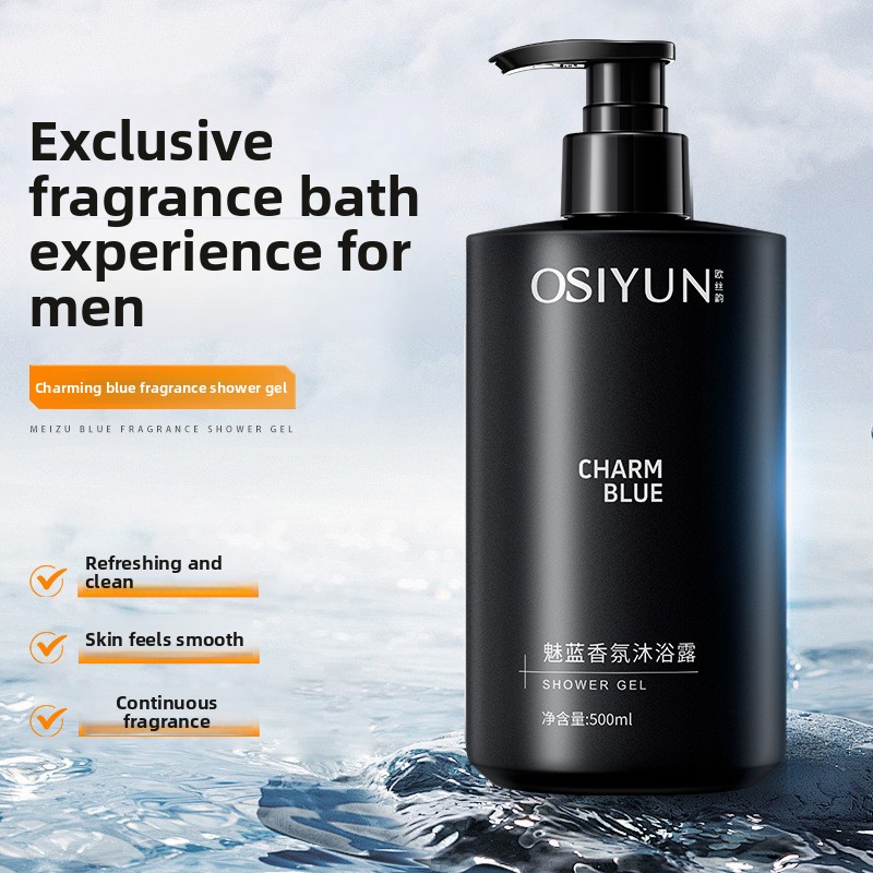 魅力的な青い香りの男性用シャワージェル。ディープクレンジング - Perfume Fragrance Types For Men のレビューと価格