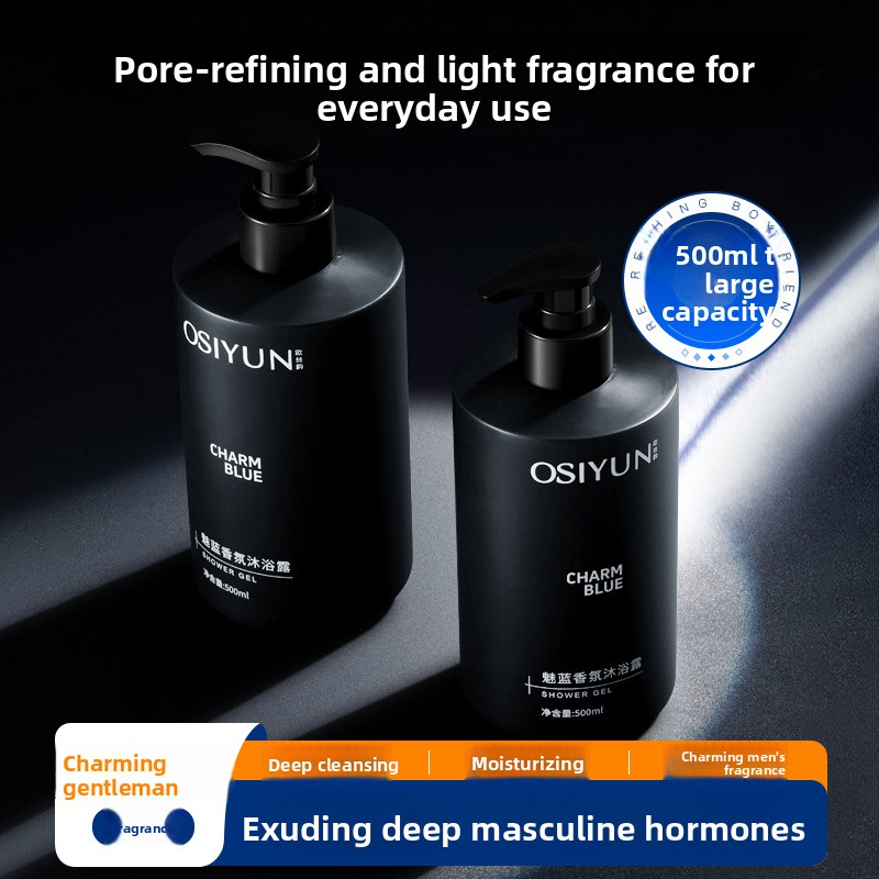 魅力的な青い香りの男性用シャワージェル。ディープクレンジング - Perfume Fragrance Types For Men のレビューと価格