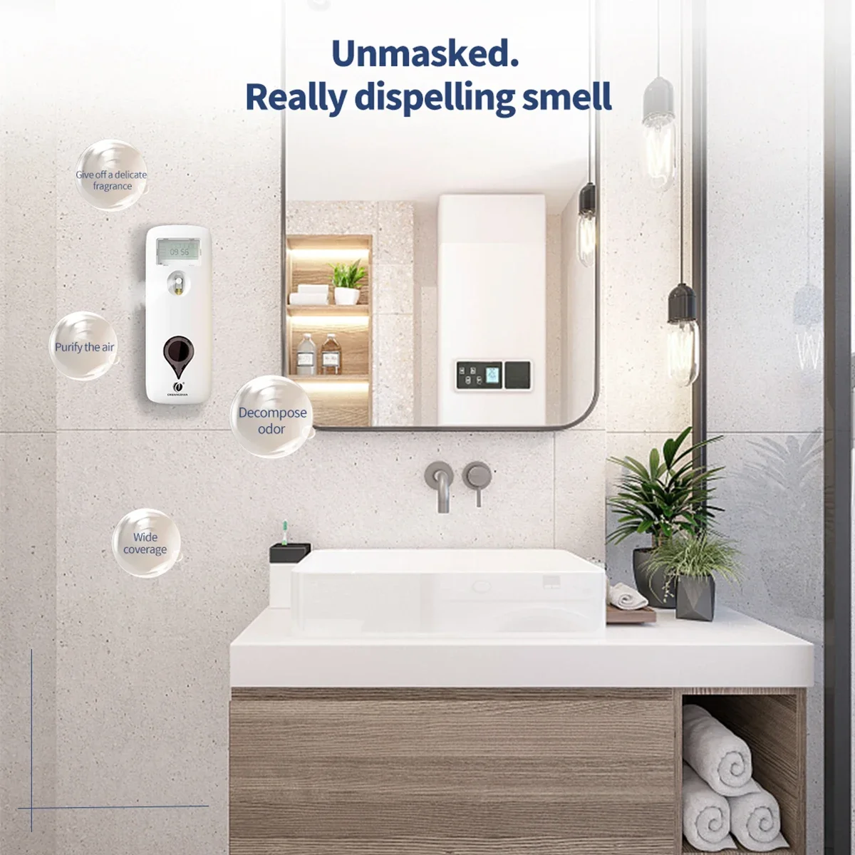壁掛け式液体芳香剤ディスペンサー,消毒剤,フレグランススプレ - Perfume Fragrance Machine のレビューと価格