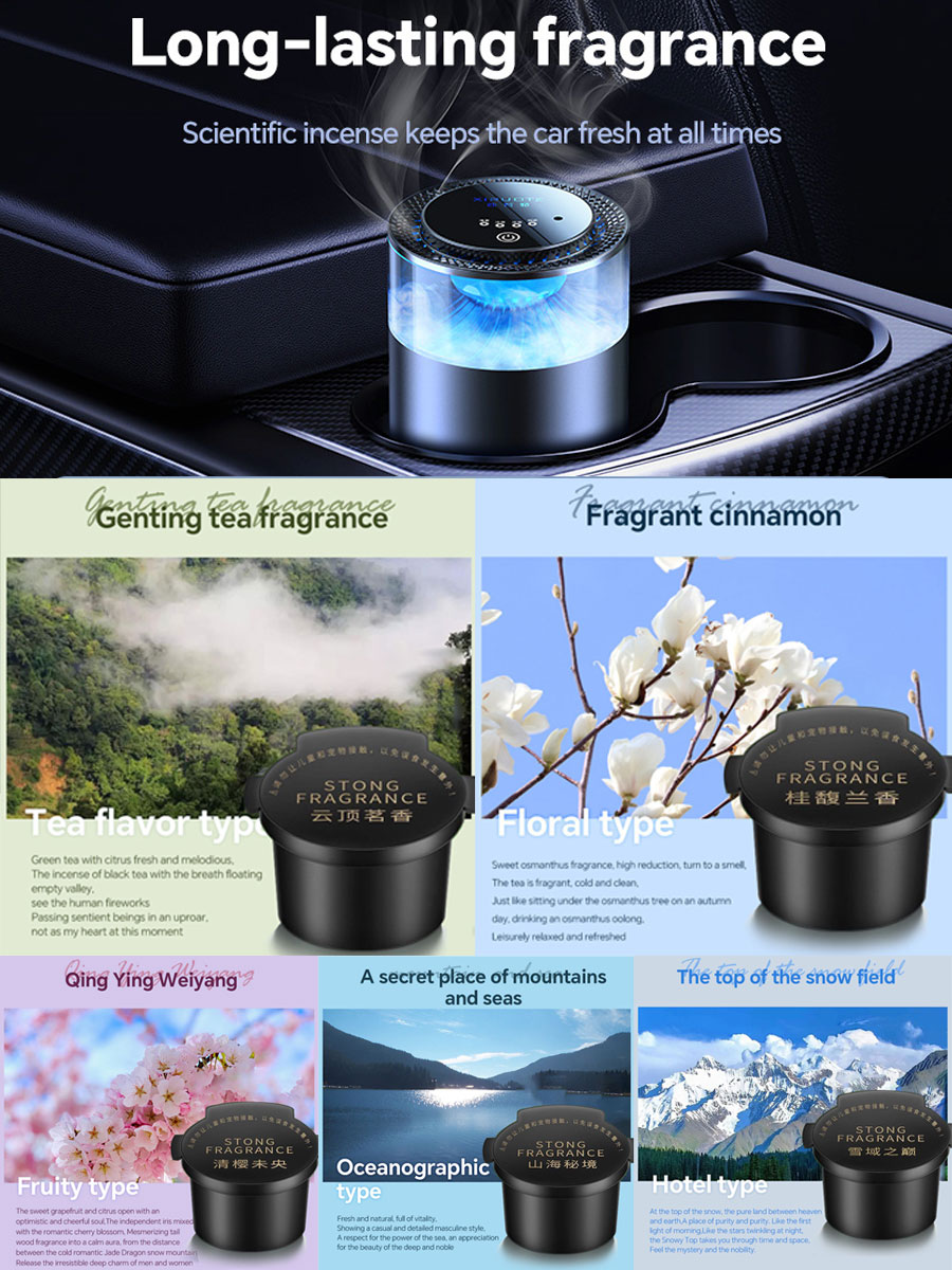 車用芳香剤ディフューザーアクセサリー専用詰め替え液 エッセン - Perfume Fragrance Machine のレビューと価格