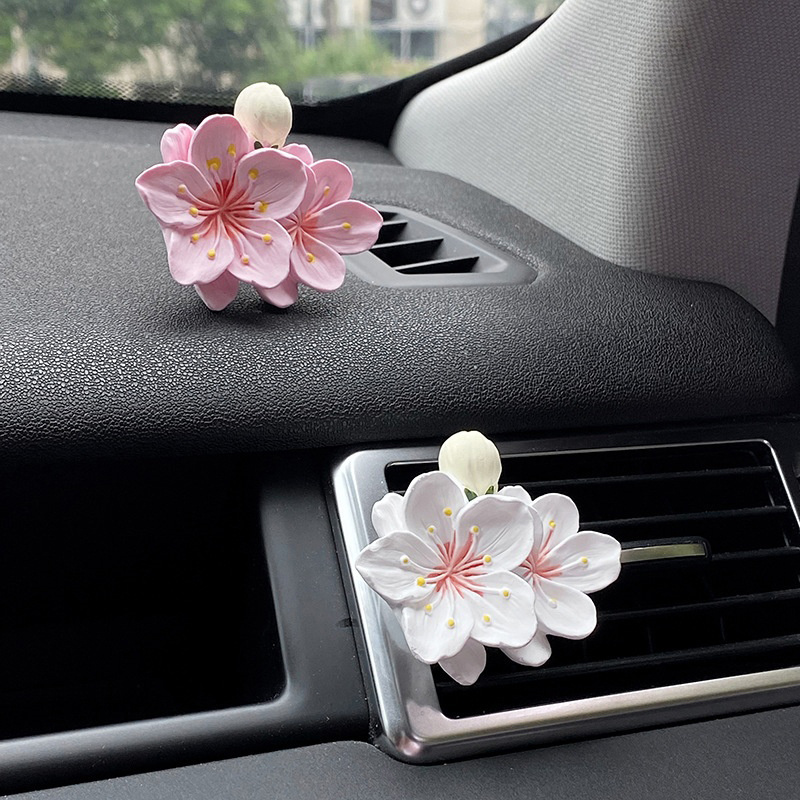 1pc 車のファッション小さな絶妙な香水クリップ花の形の空気 - Perfume Fragrance Machine のレビューと価格