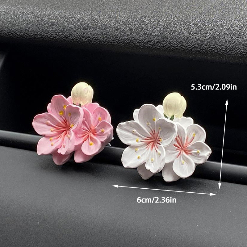 1pc 車のファッション小さな絶妙な香水クリップ花の形の空気 - Perfume Fragrance Machine のレビューと価格
