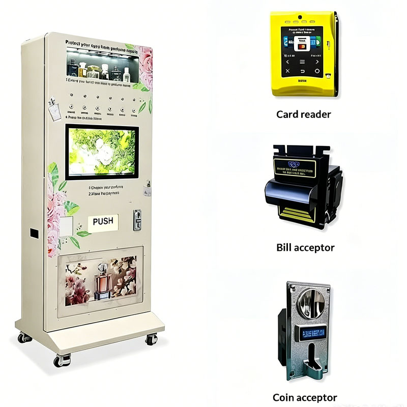 セルフサービス香水販売キオスク（スプレーサンプル機能付き、フ - Perfume Fragrance Sale のレビューと価格