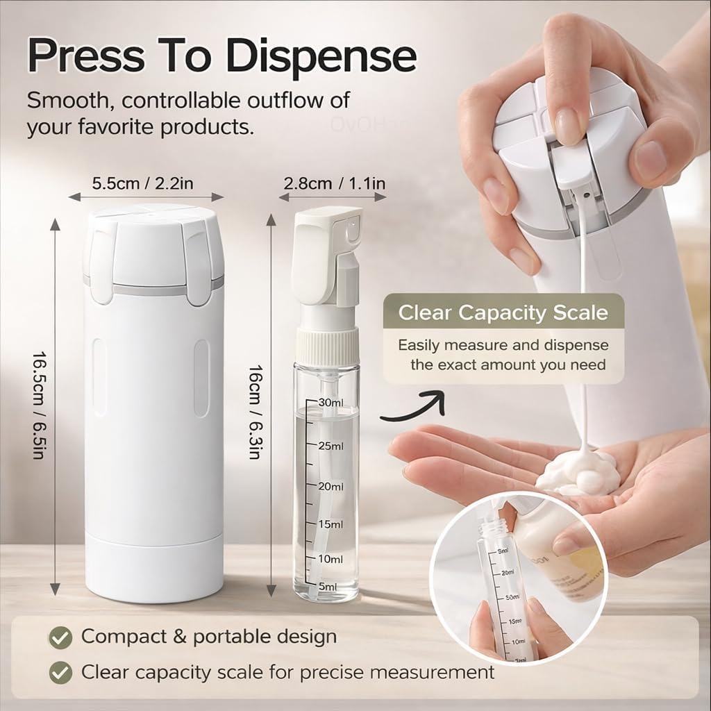 4 in 1トラベルディスペンサー 携帯用トラベルボトル 漏 - Perfume Fragrance Machine のレビューと価格