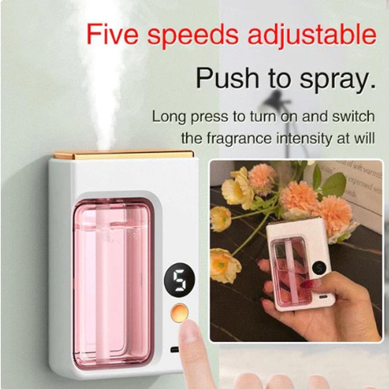 40ML 自動ホームフレグランスマシン エッセンシャルオイル - Perfume Fragrance Machine のレビューと価格